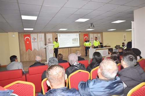 Servis Şoförlerimize Eğitim Verdik